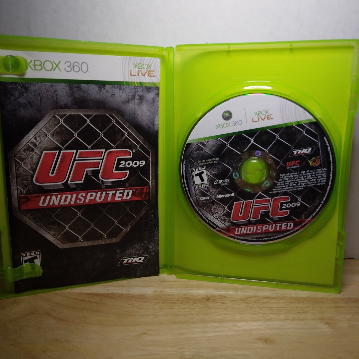 2009 UFC Undisputed Xbox 360 Game