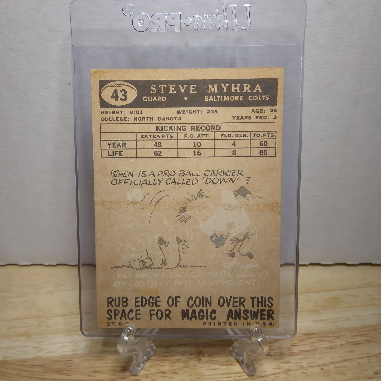 1959 Topps Steve Myhra #43