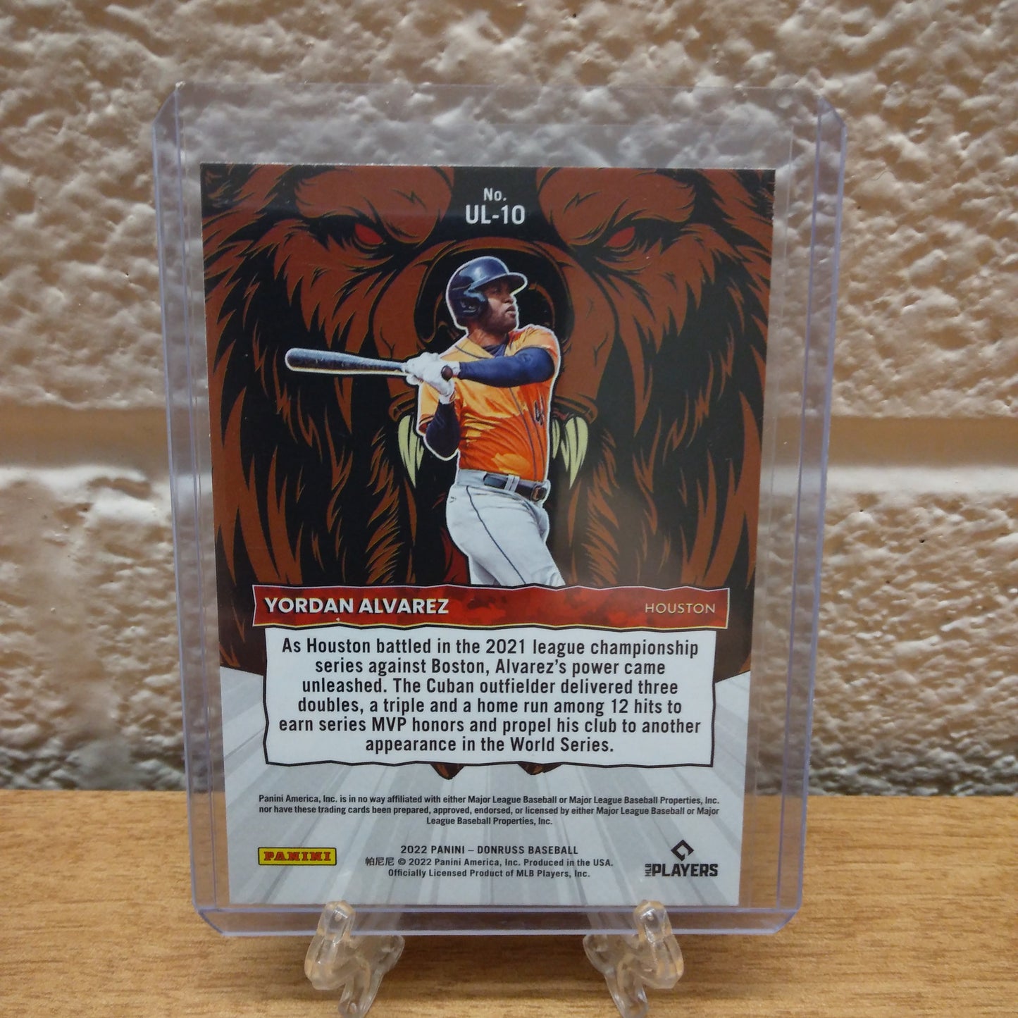 2022 Donruss Unleashed Yordan Alvarez Rapture Parallel #UL-10