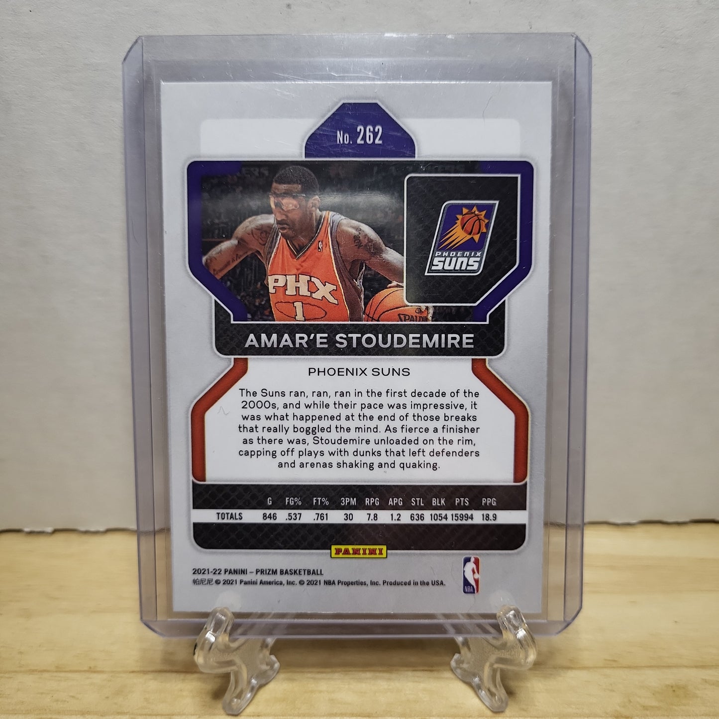 2021-22 Panini Prizm Amar'e Stoudemire #262