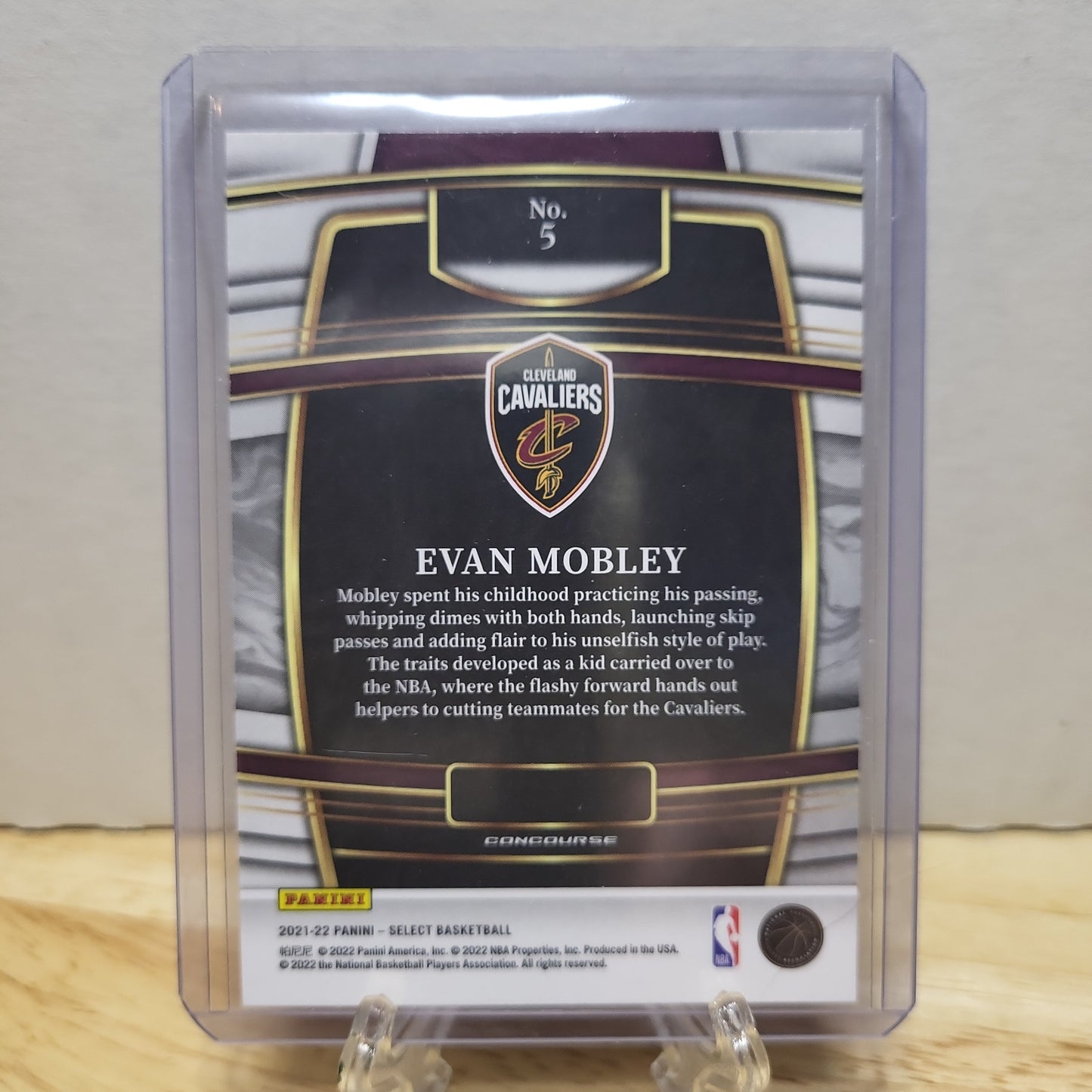 2021-22 Select Concourse Evan Mobley RC #5