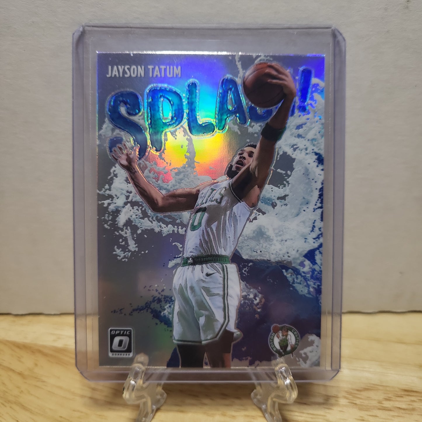 2021-22 Donruss Optic Splash Jayson Tatum Holo Prizm #12