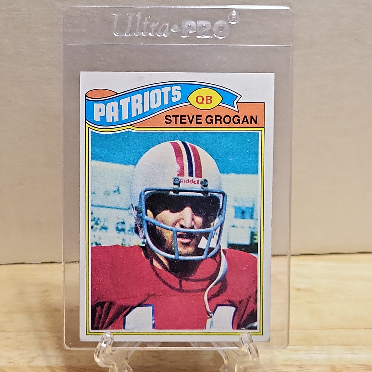 1977 Topps Steve Grogan #165