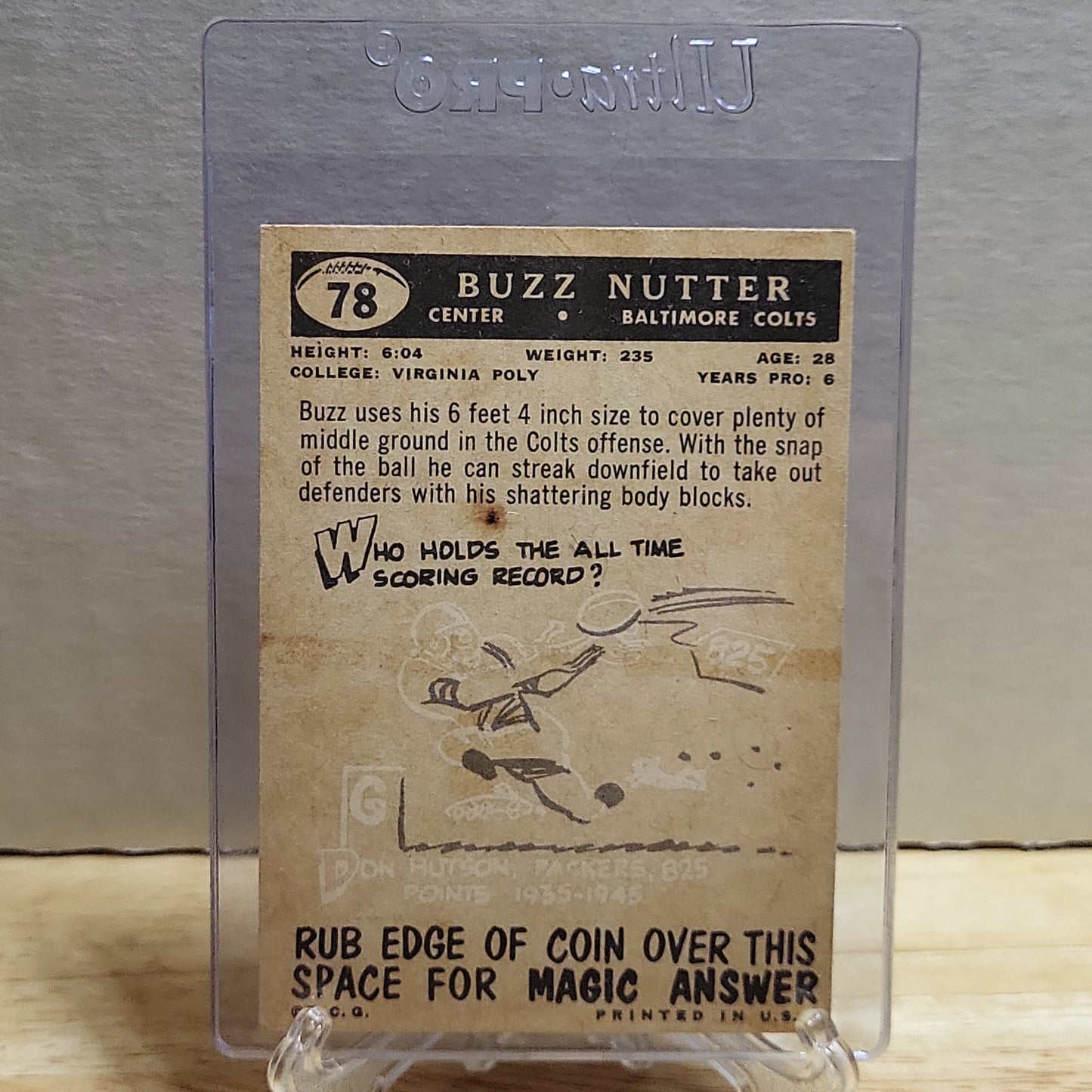 1959 Topps Buzz Nutter #78