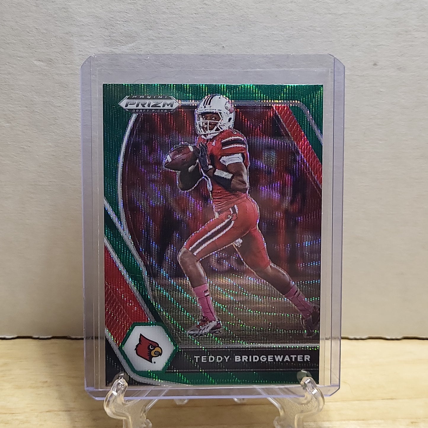 2022 Panini Prizm Draft Picks Teddy Bridgewater Green Wave Prizm #5