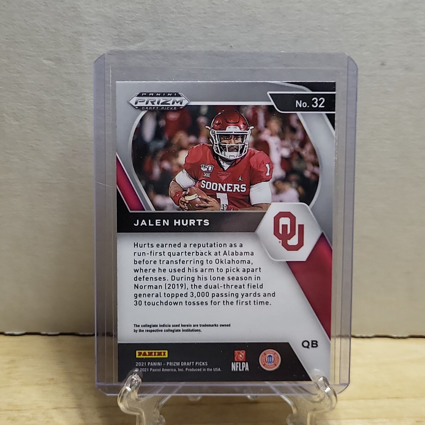 2021 Panini Prizm Draft Picks Jalen Hurts #32