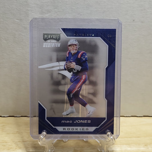 2021 Panini Chronicles Playoff Momentum Rookies Mac Jones #PMR9