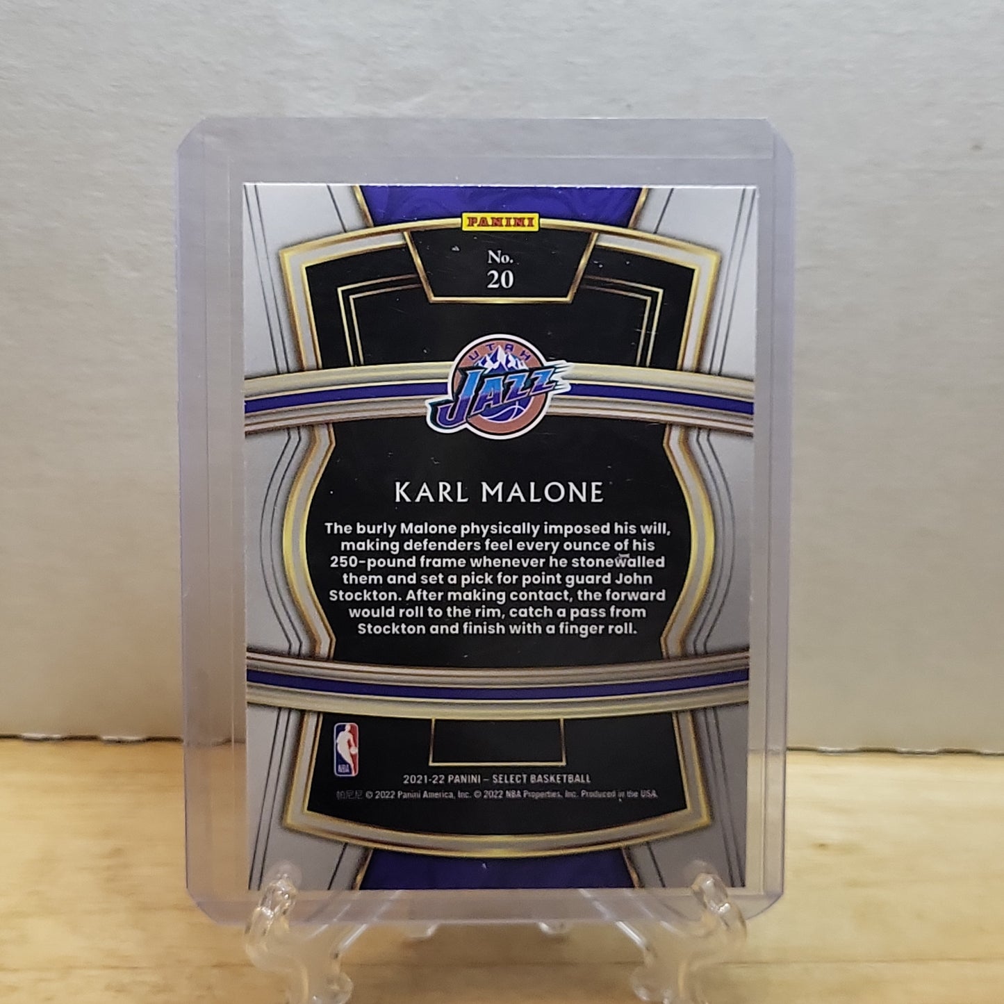 2021-22 Panini Select Select Company Karl Malone #20