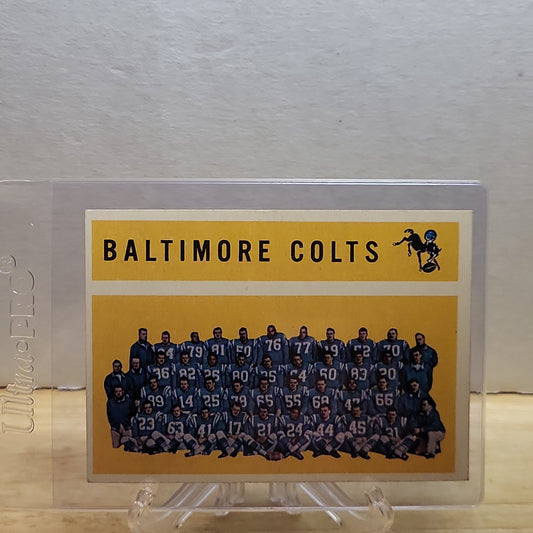 1960 Topps Baltimore Colts Team #11 (Marked)