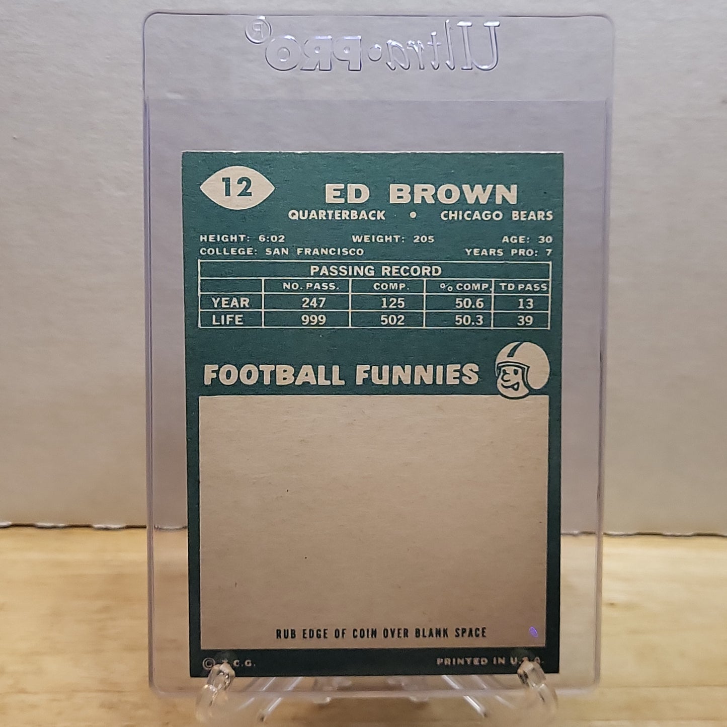 1960 Topps Ed Brown #12