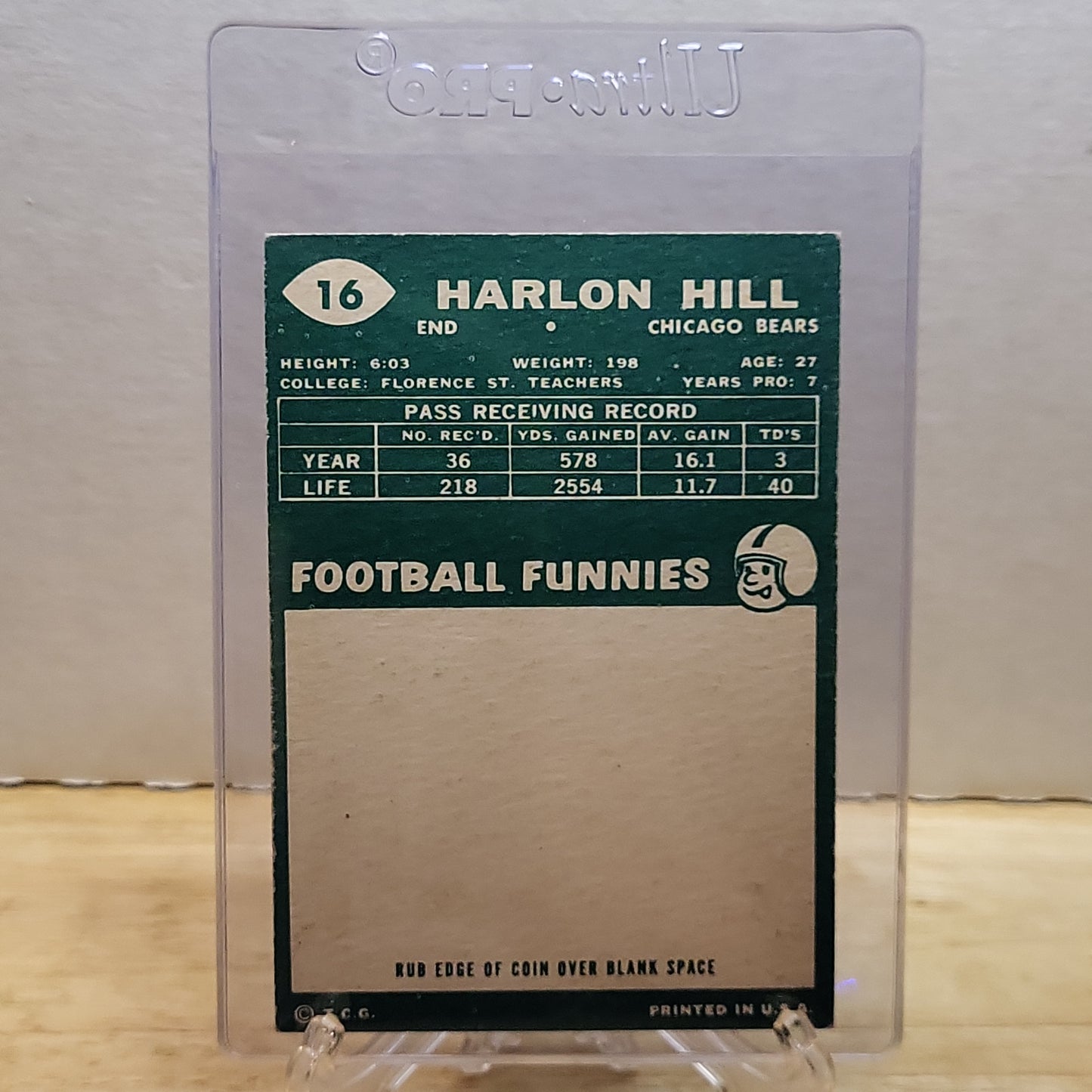 1960 Topps Harlon Hill #16