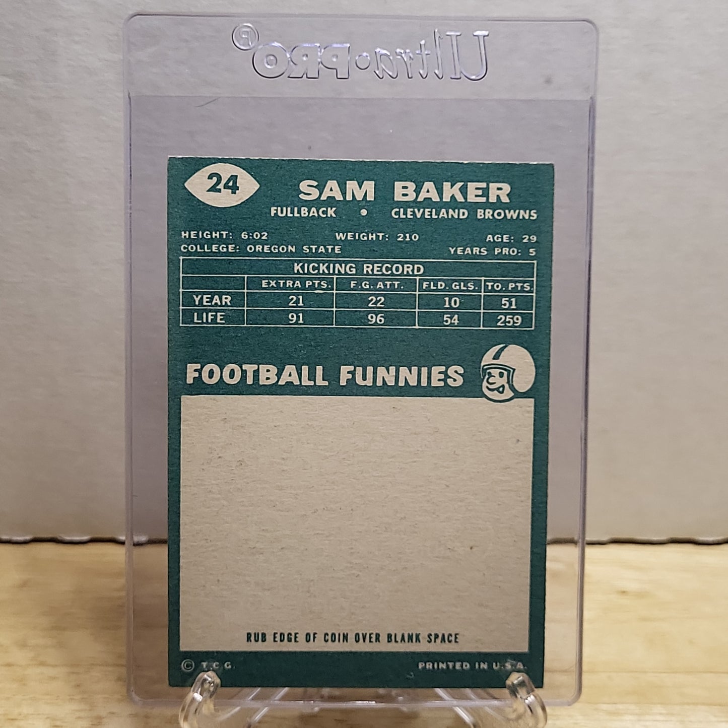 1960 Topps Sam Baker #24