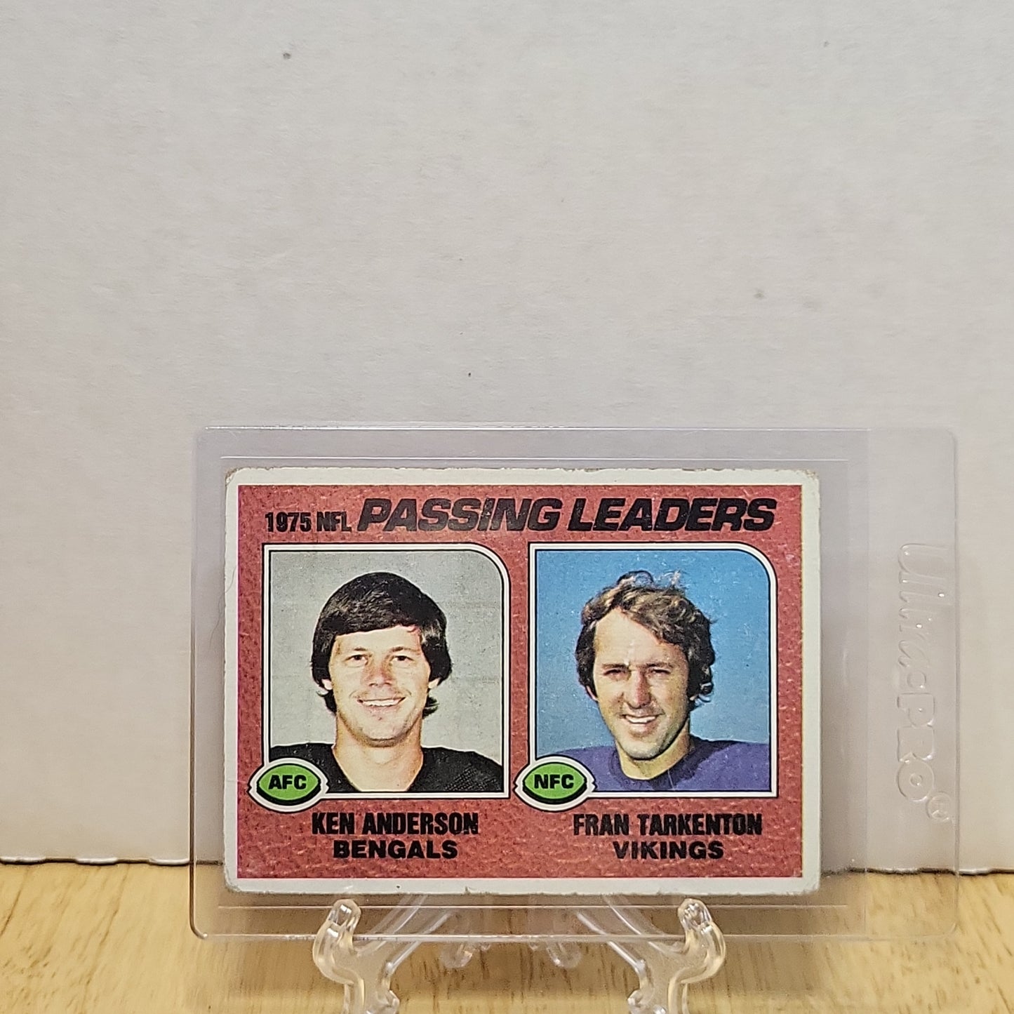 1976 Topps 75' Passing Leaders K. Anderson/F. Tarkenton #201