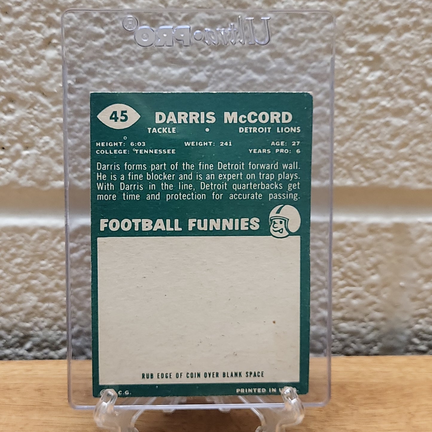 1960 Topps Darris McCord RC #45