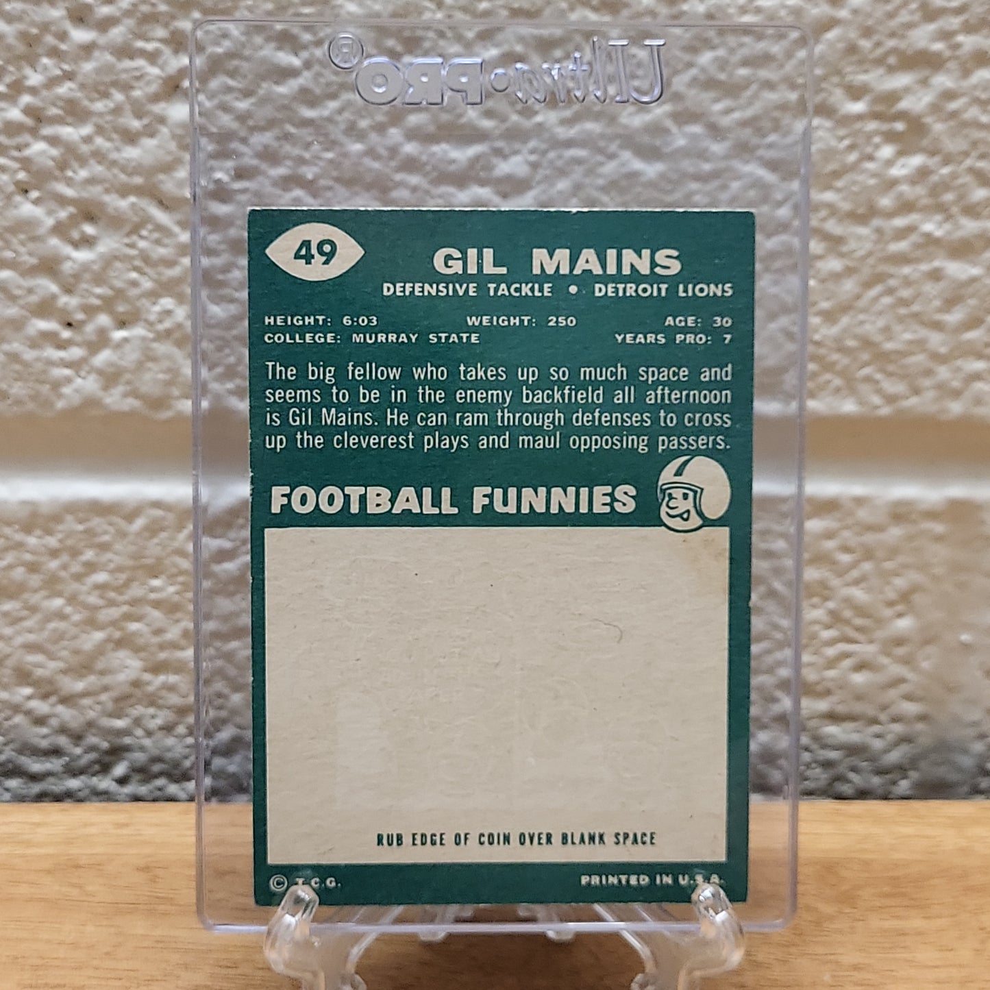 1960 Topps Gil Mains #49