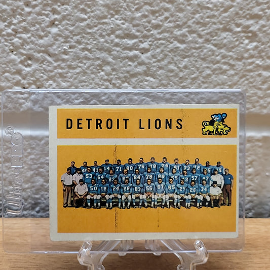 1960 Topps Detroit Lions Team #50