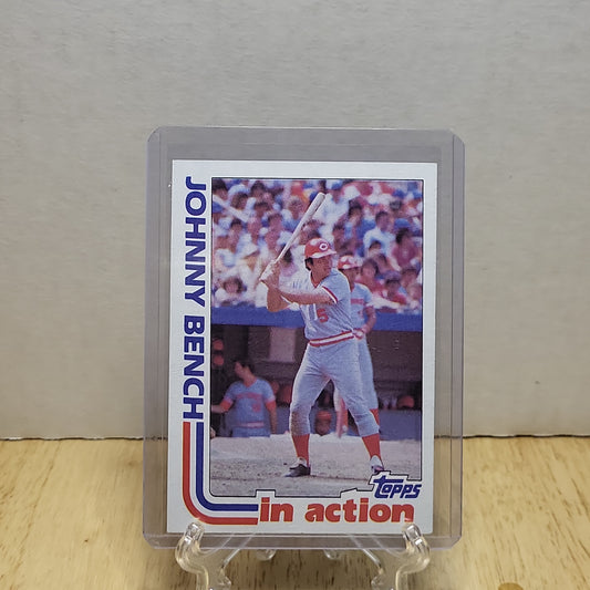 1982 Topps In Action Johnny Bench #401