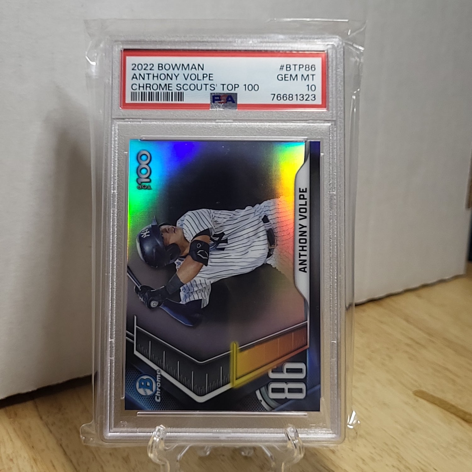 Graded Single Baseball Trading Cards