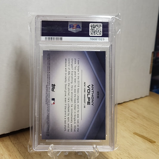 2022 Bowman Chrome #BTP86 Anthony Volpe Scouts Top 100 PSA GEM Mint 10