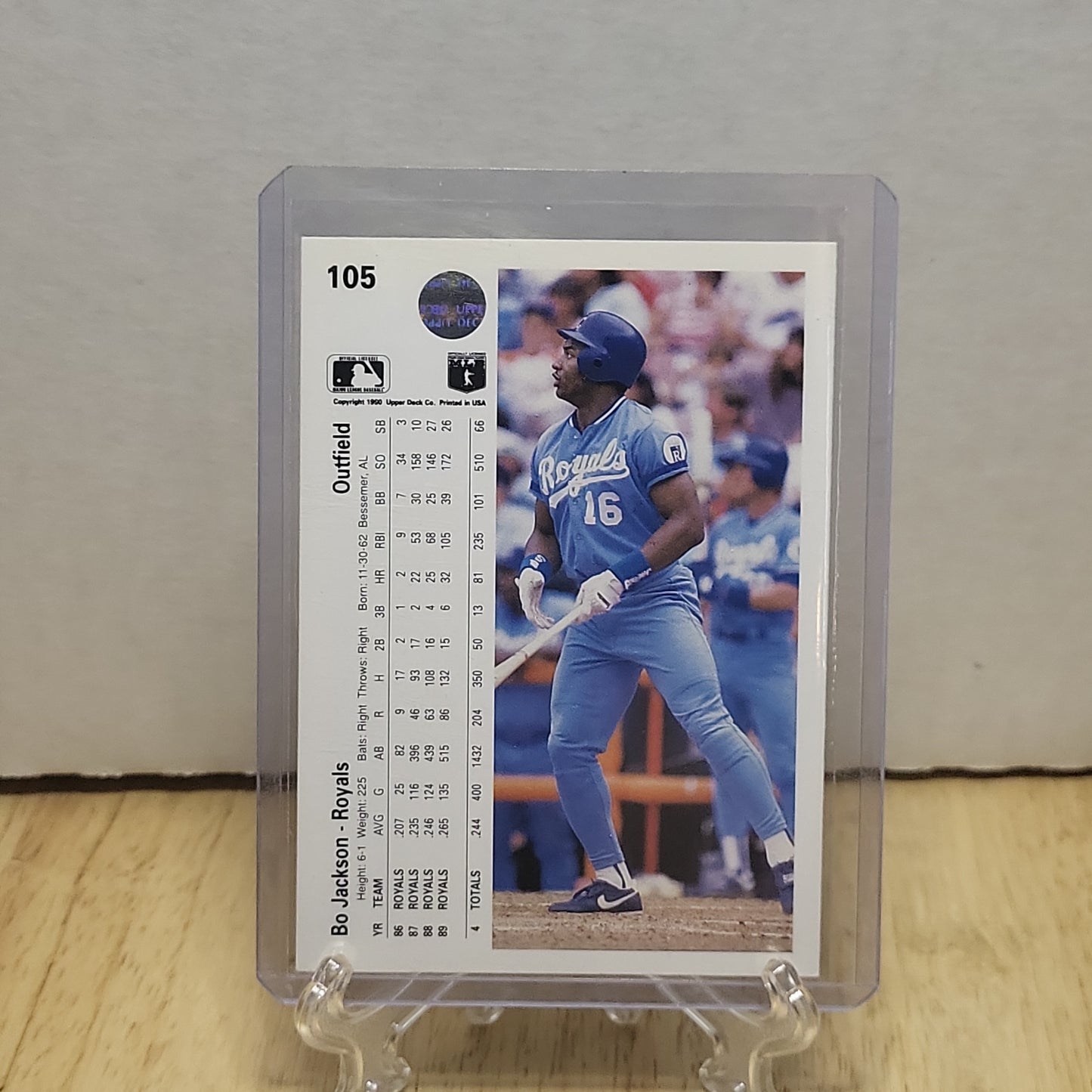 1990 Upper Deck #105 Bo Jackson