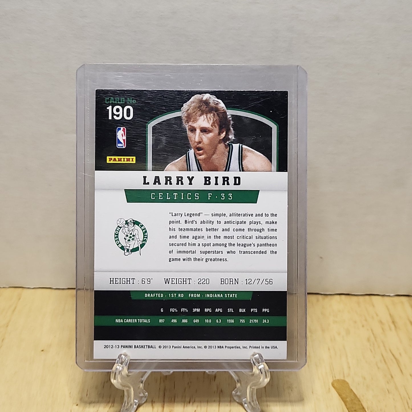 2012-13 Panini #190 Larry Bird