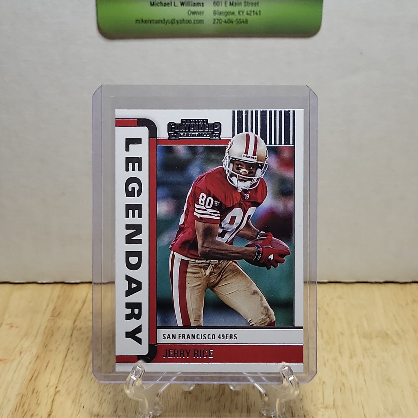 2022 Panini Contenders Legendary Jerry Rice #LGD-JRI