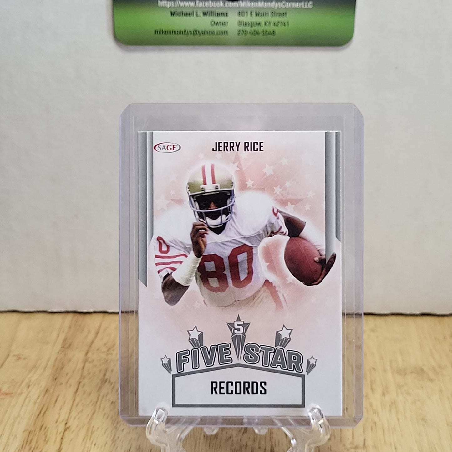 2023 SAGE Five Star Jerry Rice Silver Parallel #2 & #4