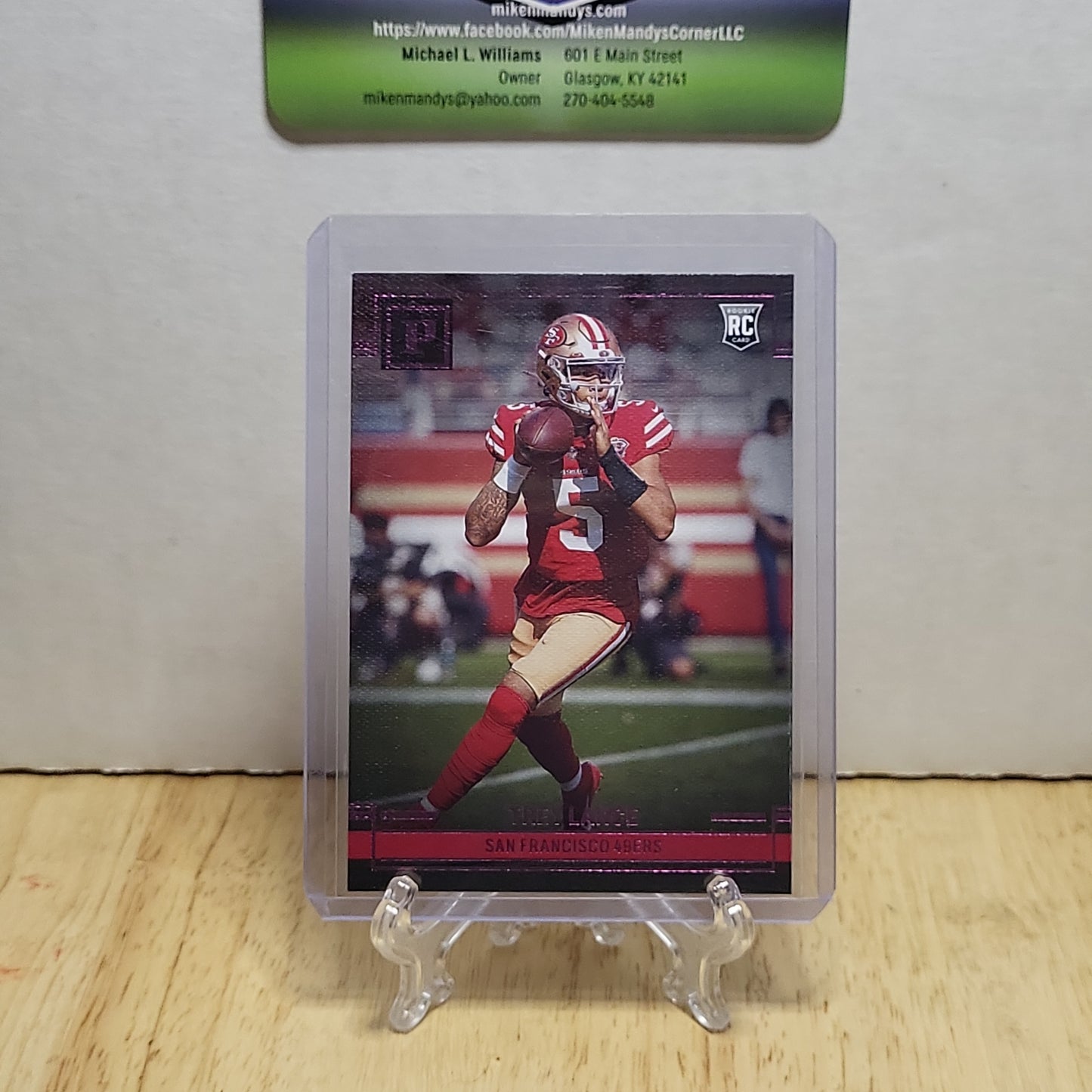 2021 Chronicles Panini Pink Trey Lance RC #3