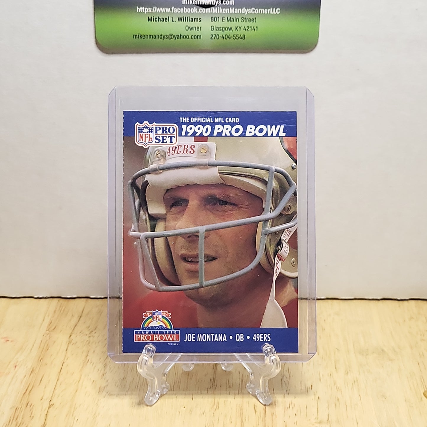 1990 Pro Set Joe Montana #408