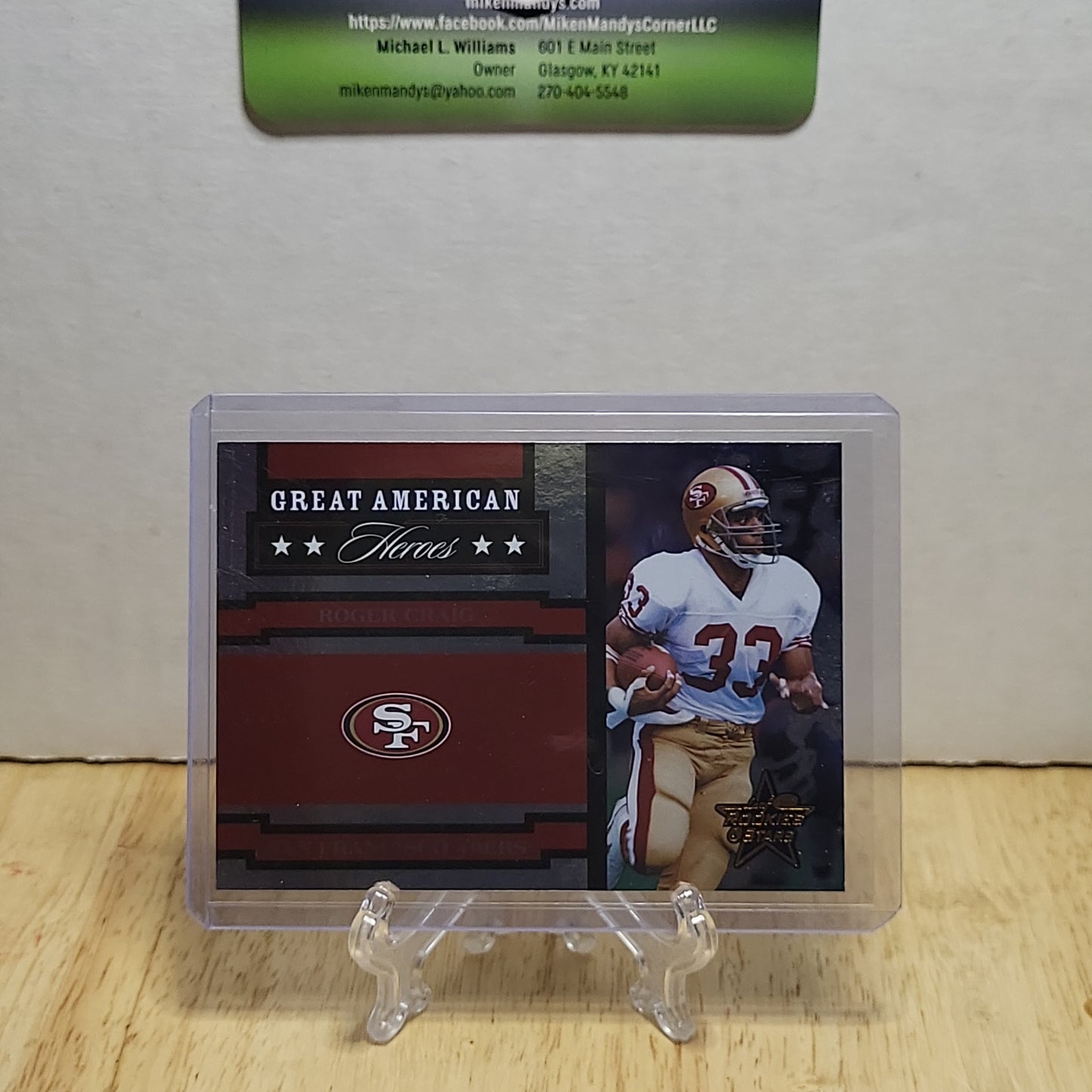 2005 Leaf Rookies & Stars Great American Heroes #22 Roger Craig 0439/1250