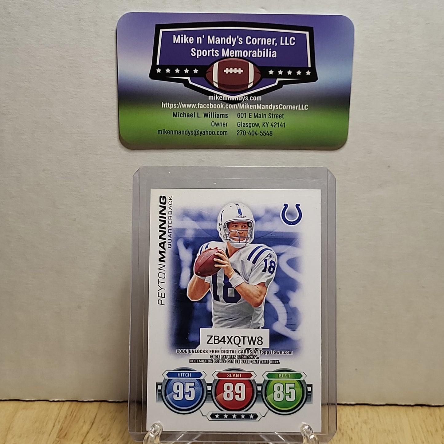 2010 Topps Attax Peyton Manning