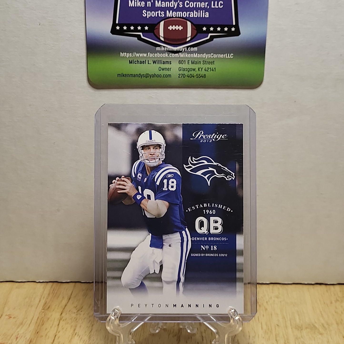 2012 Prestige #82 Peyton Manning