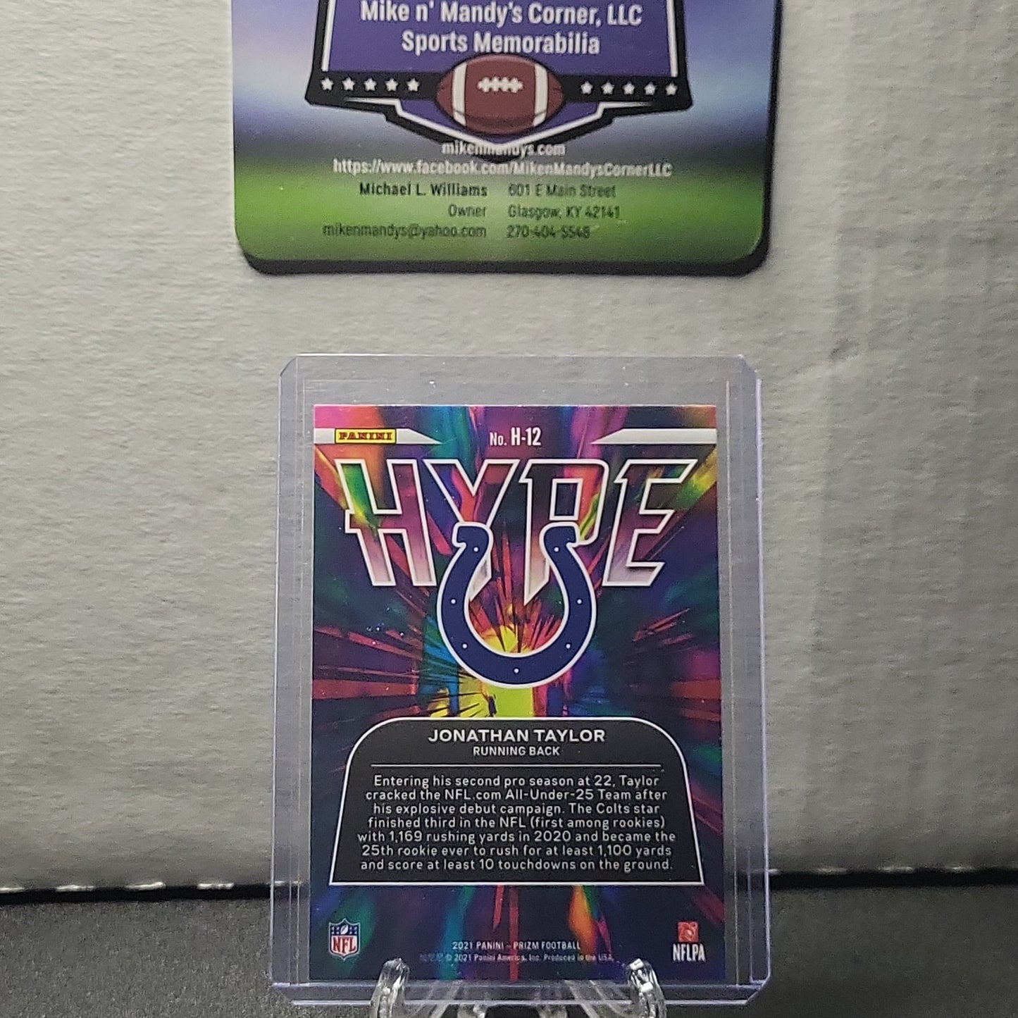 2021 Prizm Hype #12 Jonathan Taylor