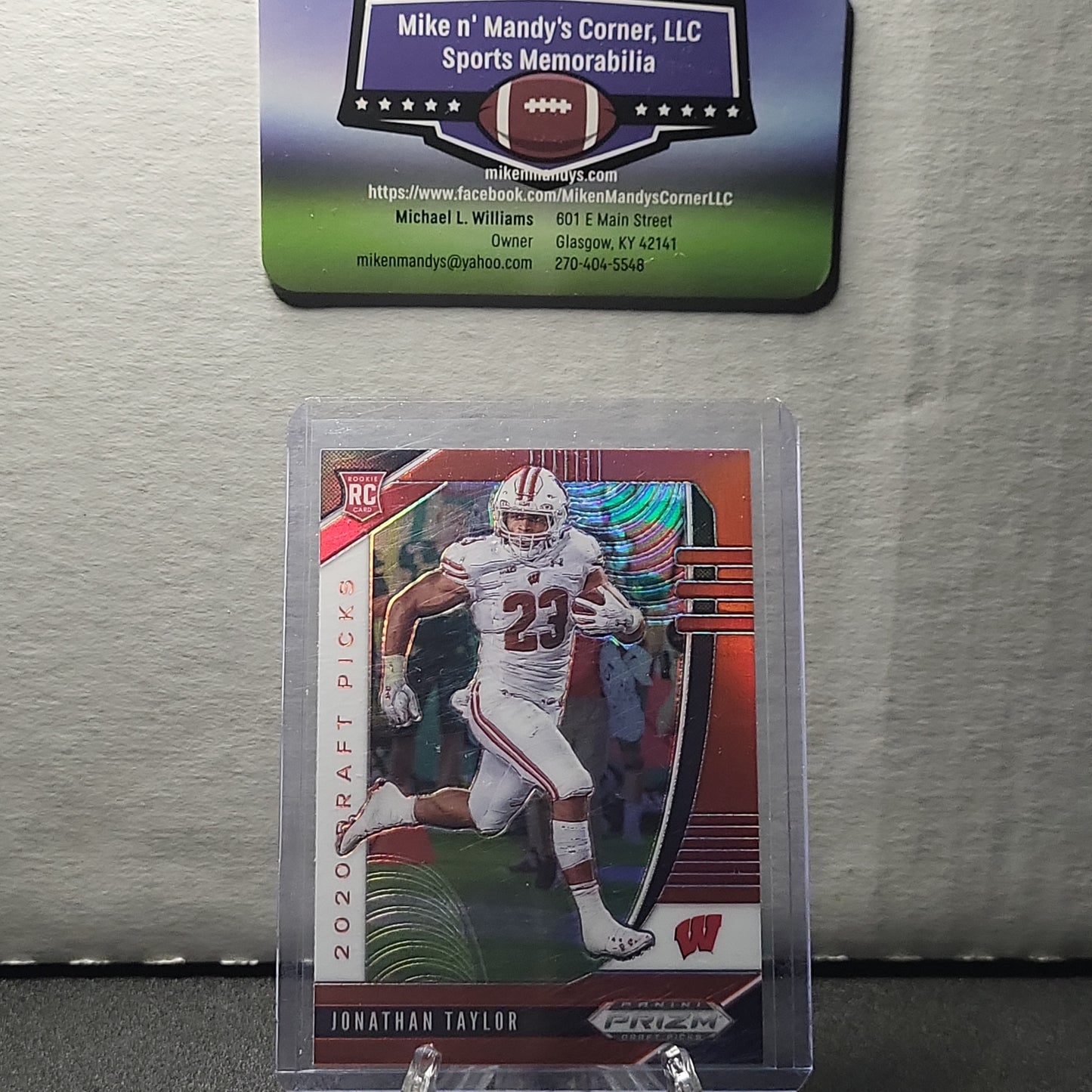 2020 Prizm Draft Picks #106 Jonathan Taylor Red Prizm RC