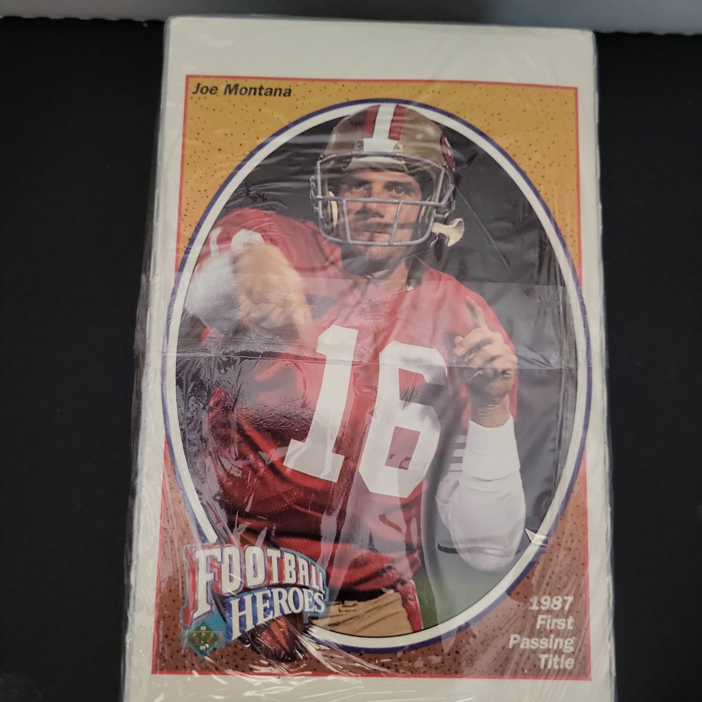 1991 Upper Deck Football The Collector's Choice High Series "Find The Montana" Wax Box