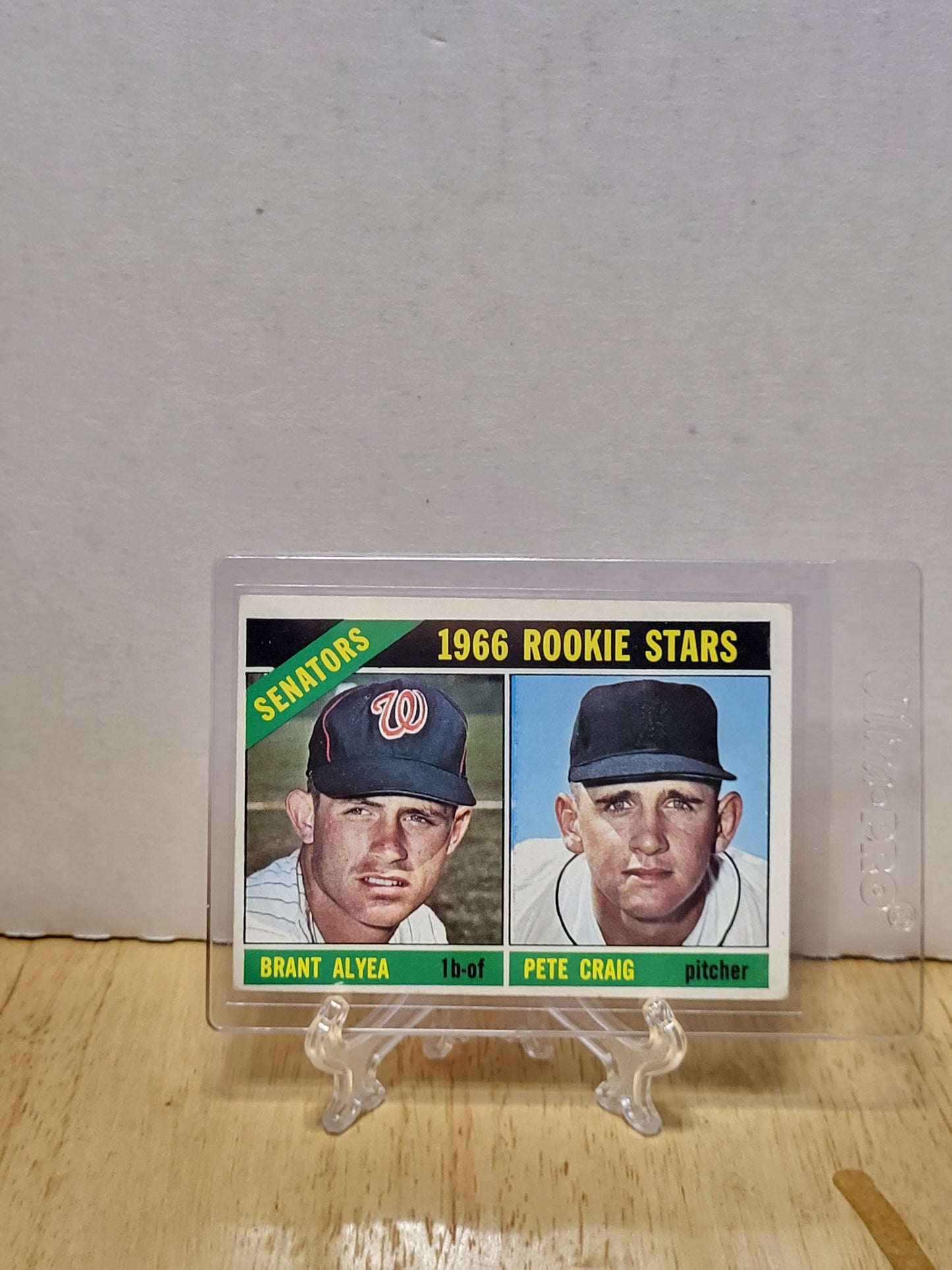 1966 Topps Senators Rookie Stars Brant Alyea/Pete Craig  #11