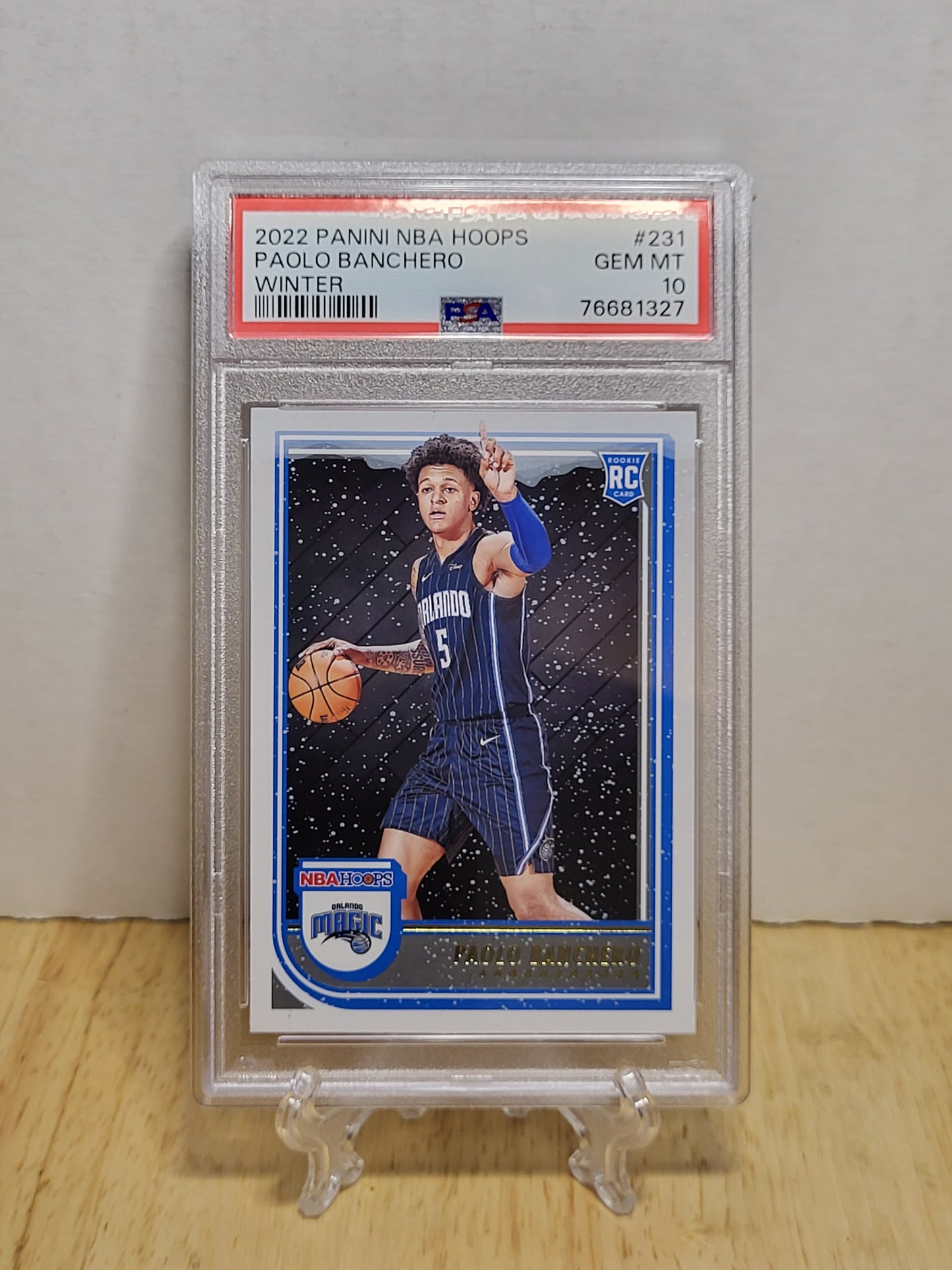 2022 NBA Hoops Winter Paolo Banchero Rookie GEM Mint PSA 10