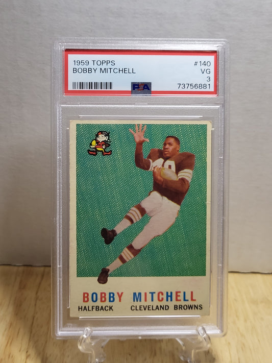 1959 Topps Bobby Mitchell VG PSA 3