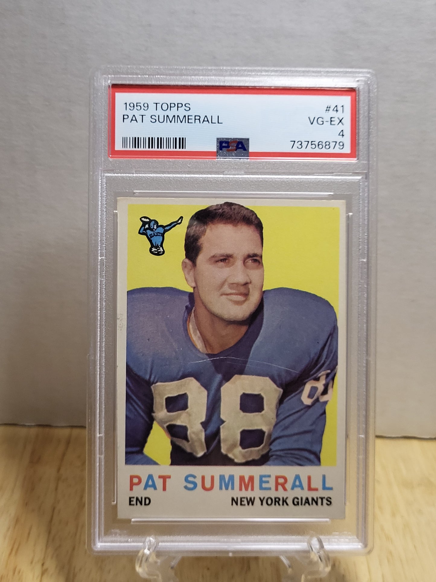 1959 Topps Pat Summerall #41 VG-EX PSA 4