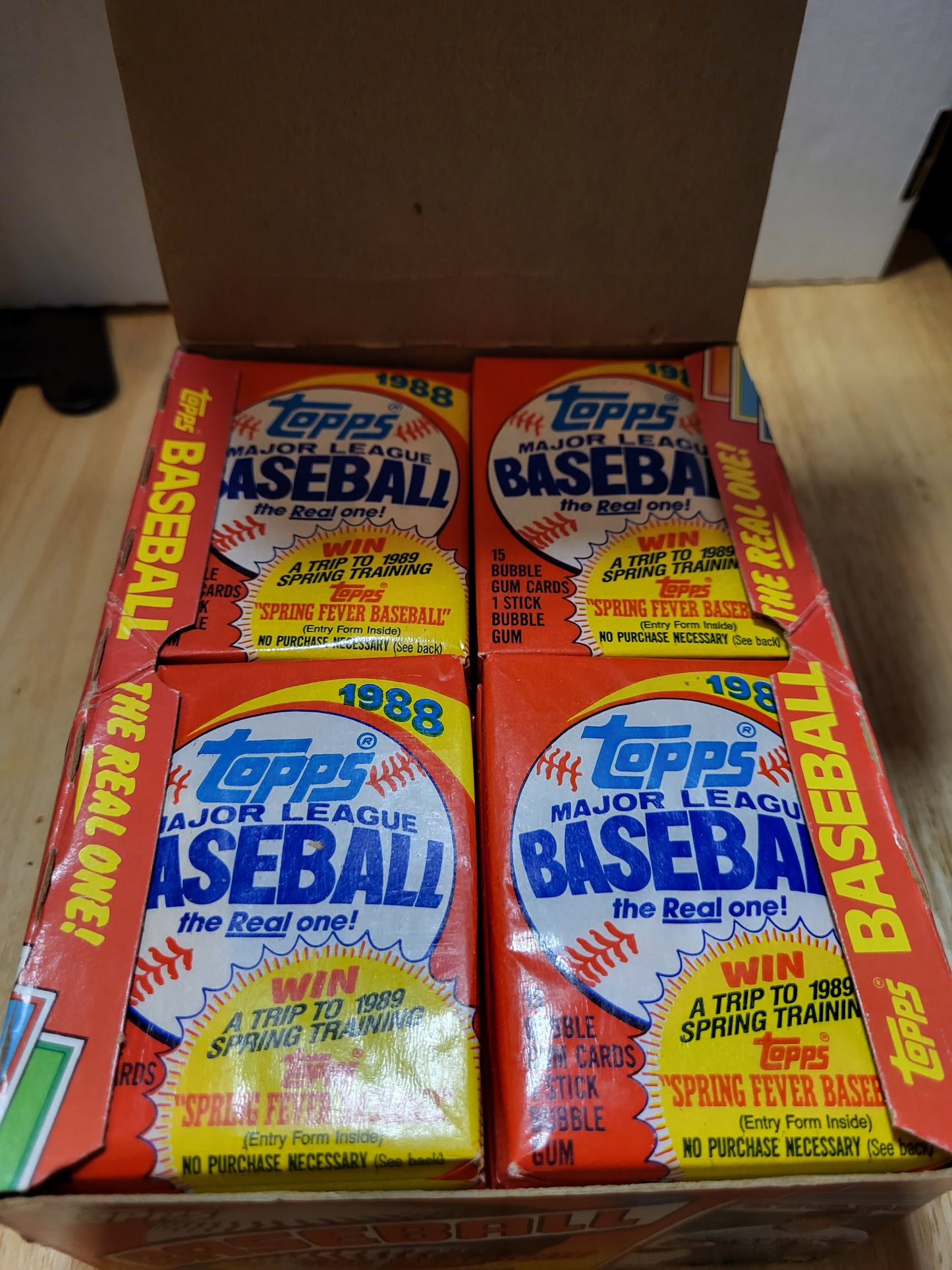 1988 Topps Baseball Wax Box