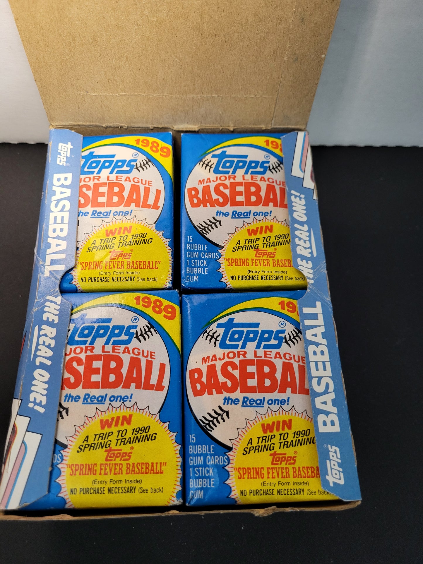 1989 Topps Baseball Wax Box 36 packs