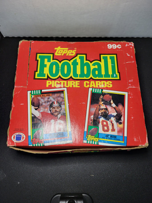 1990 Topps Football Box 24  cello packs