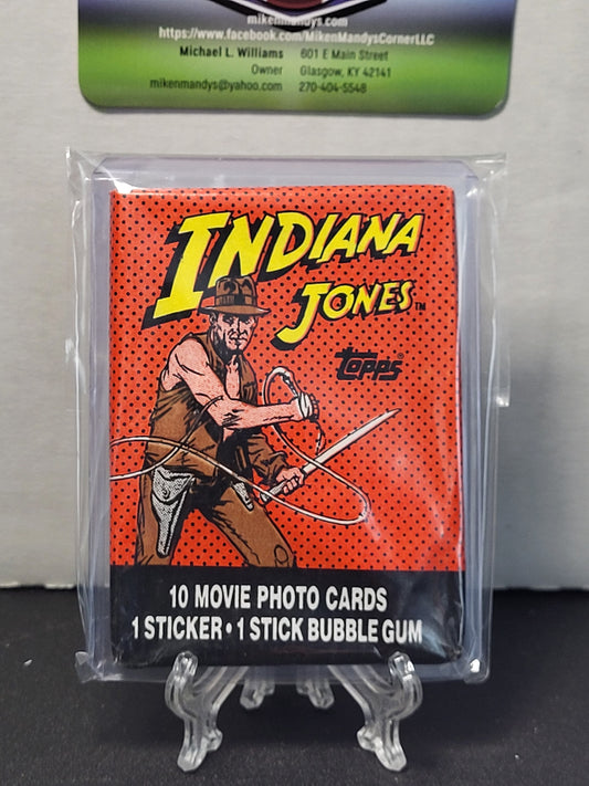 1984 Topps Indiana Jones Trading Cards Wax Pack