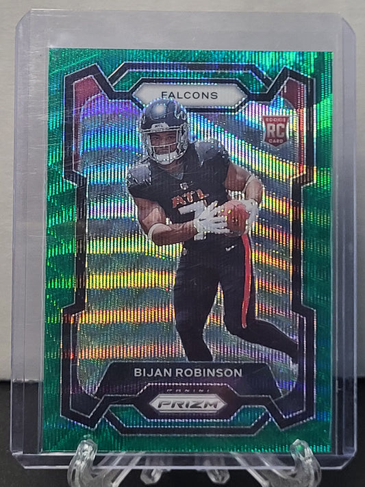 2023 Prizm 305 Bijan Robinson Green Wave Prizm RC