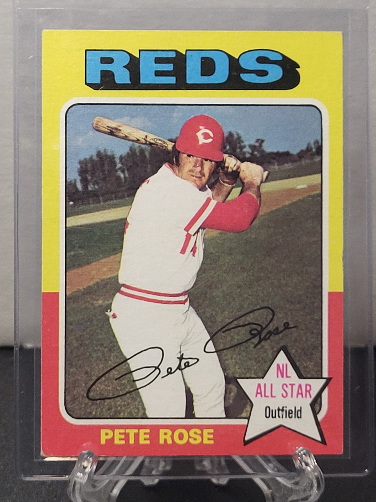 1975 Topps 320 Pete Rose (not mini card)