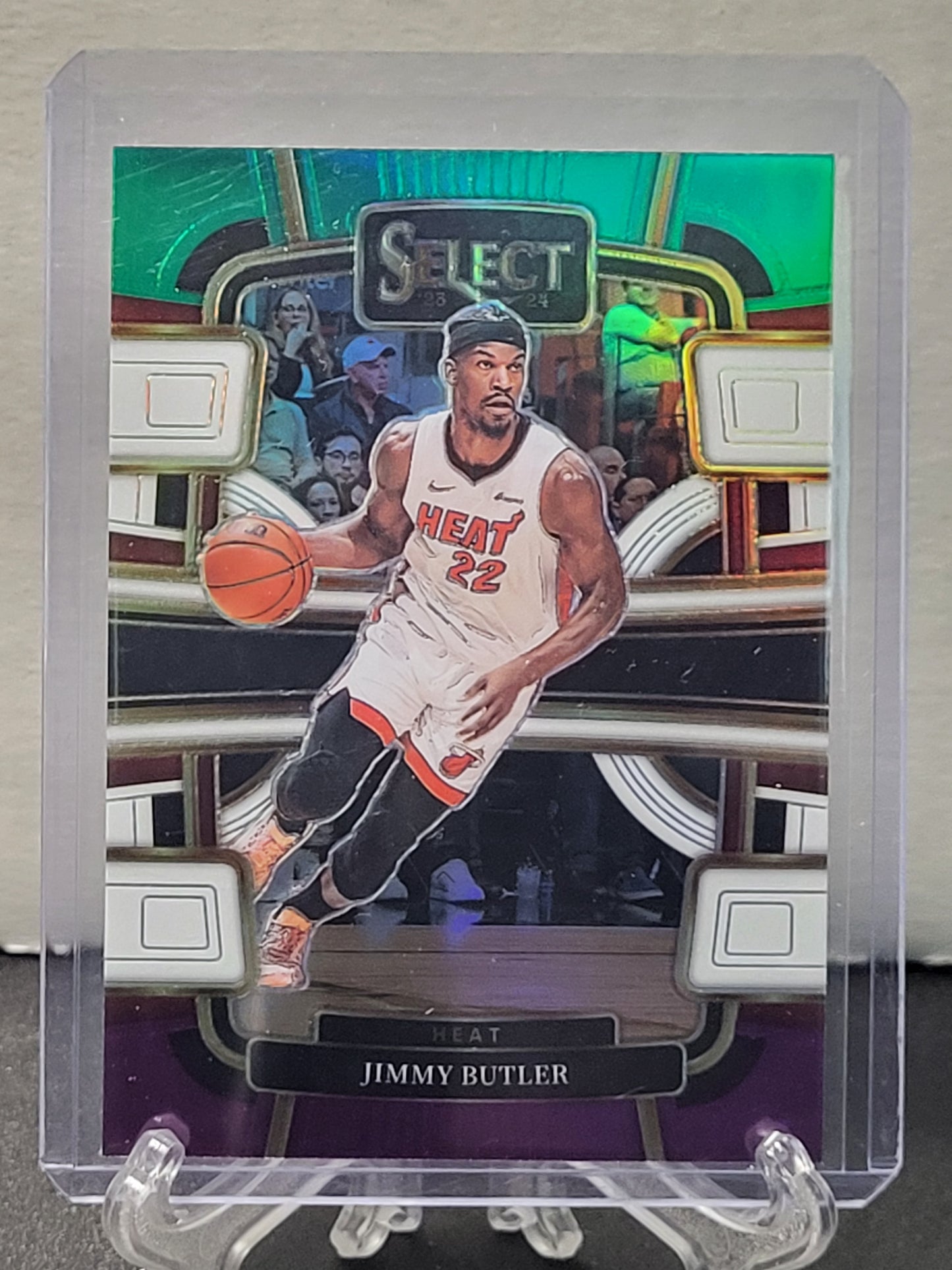 2023-24 Select Concourse 40 Jimmy Butler Green White Purple Prizm