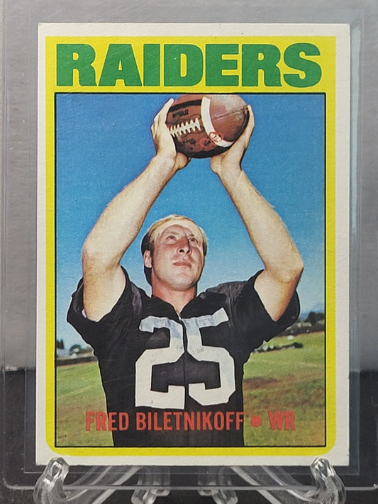 1972 Topps 210 Fred Biletnikoff