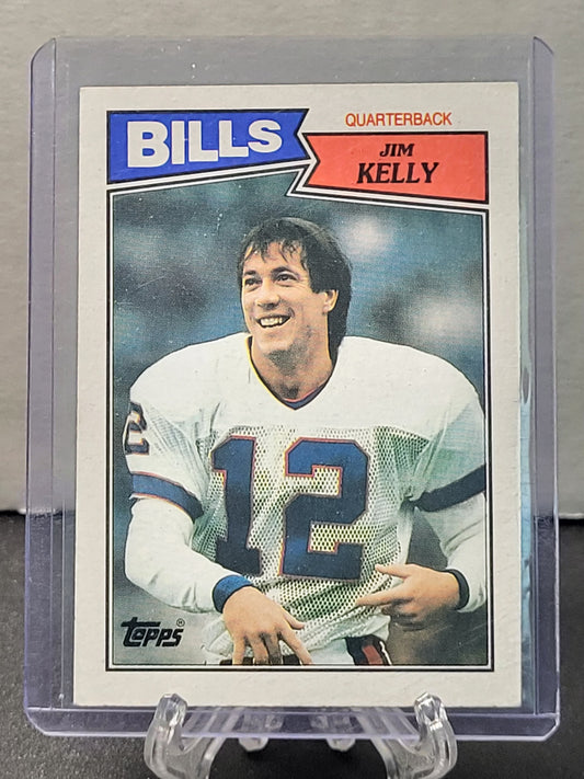 1987 Topps 362 Jim Kelly Rookie Card