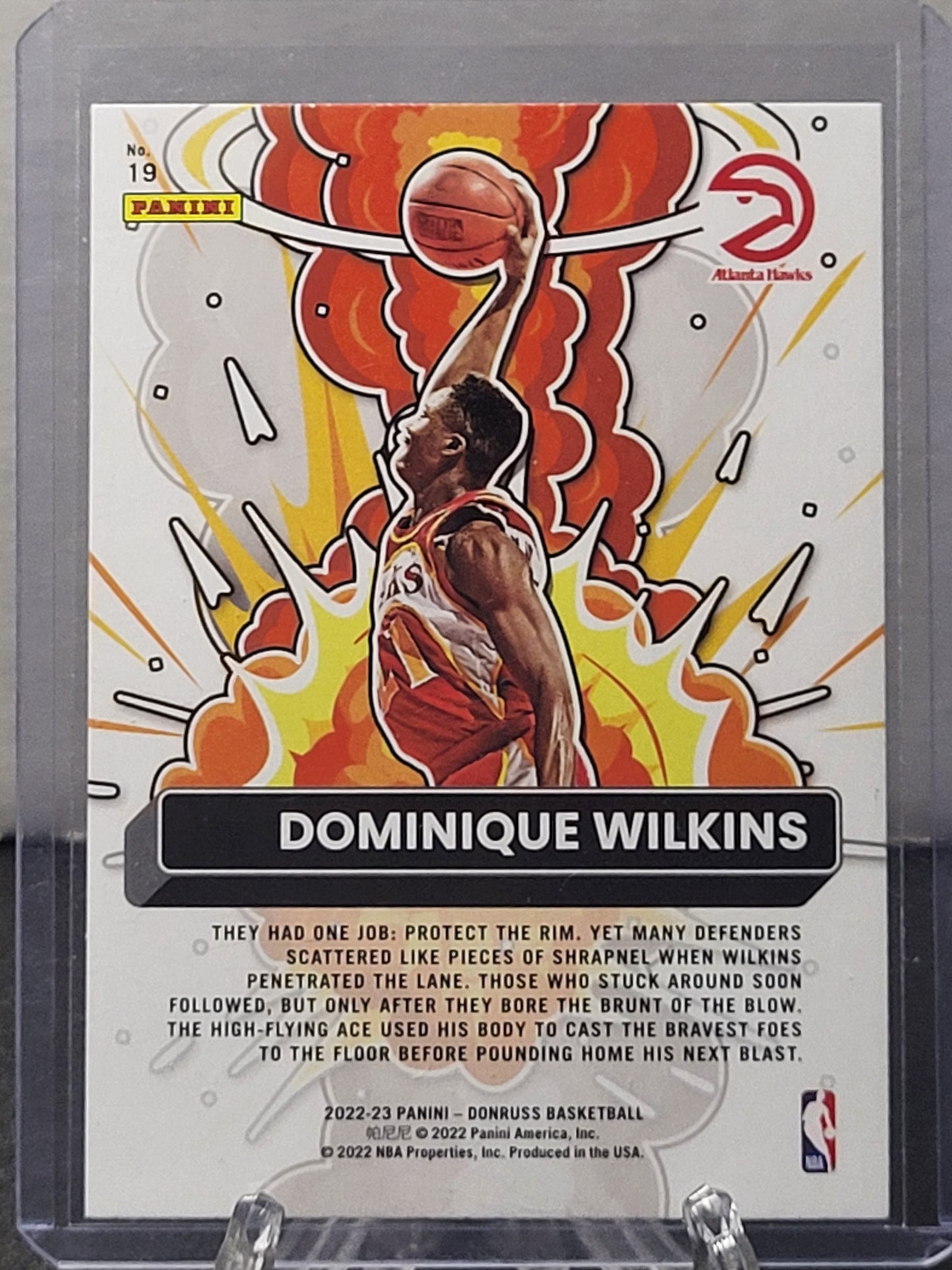 2022-23 Donruss Bomb Squad! 19 Dominique Wilkins