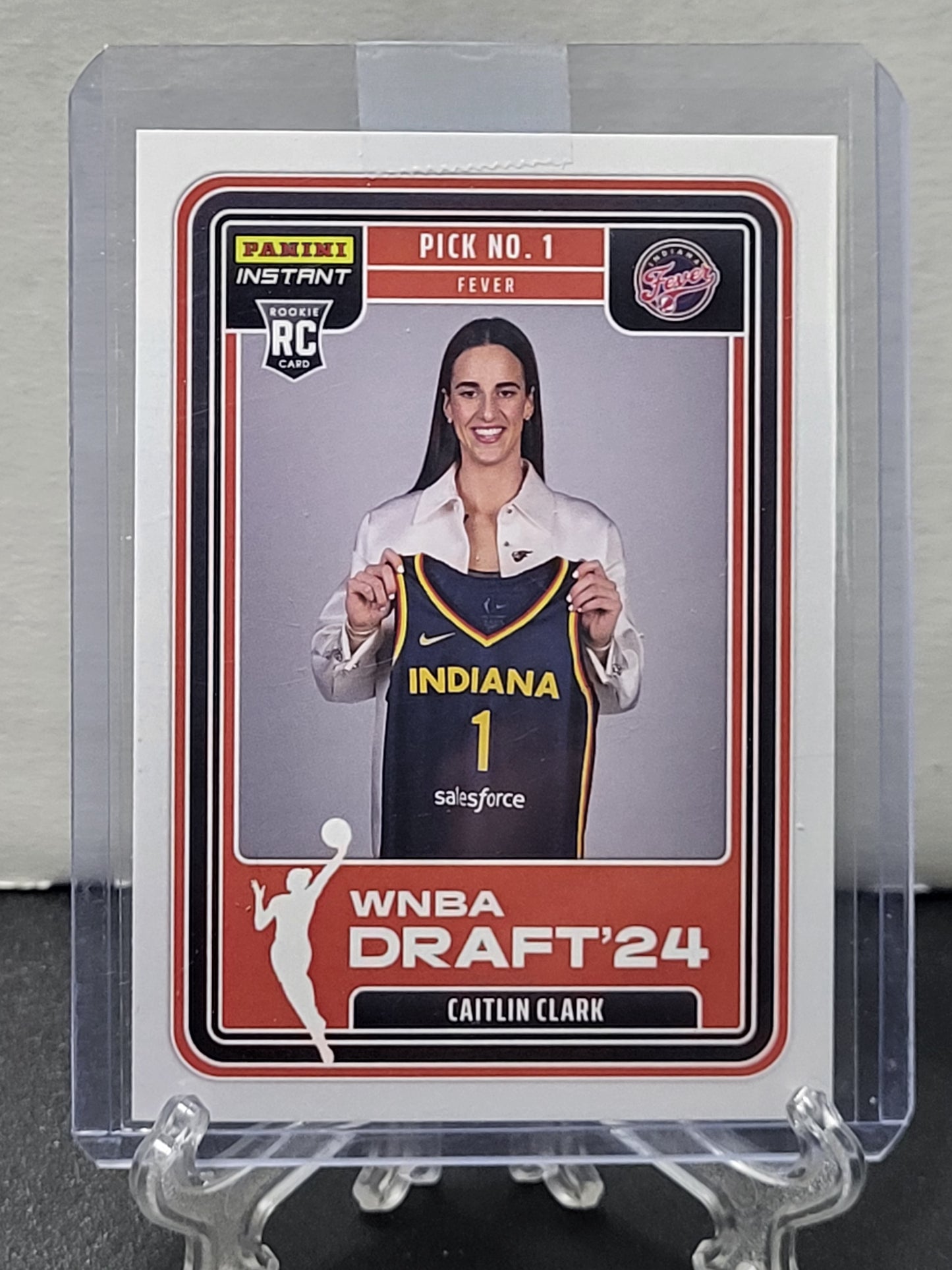 2024 Panini Instant Draft Night #DN-1 Caitlin Clark Rookie Card